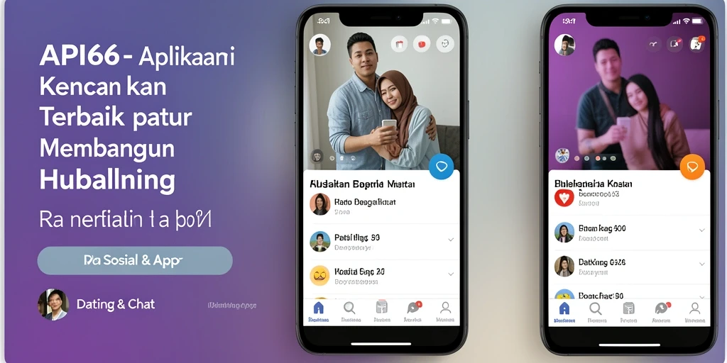 Tampilan antarmuka menarik dan user-friendly dari API66.