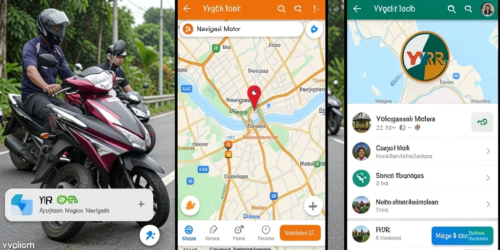 Tampilan antarmuka aplikasi YYRR yang modern dan informatif.